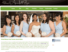 Tablet Screenshot of amandae.ca